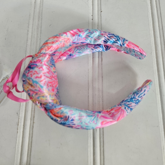 Lilly Pulitzer Pink and Blue Headband - Picture 1 of 5